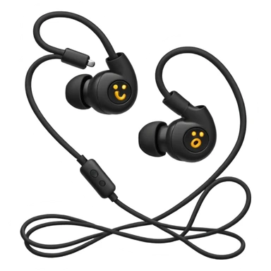 old wired earphones sticker