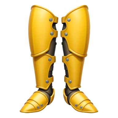 yellow predator bone leg armor sticker