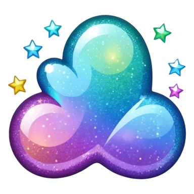 glitter lumen sticker