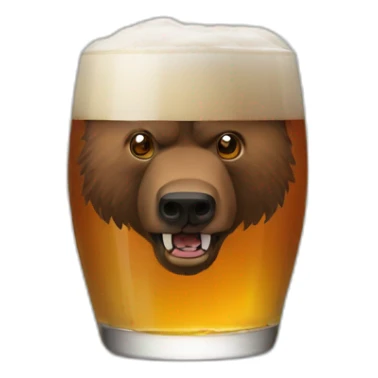 Grizzli bière  sticker