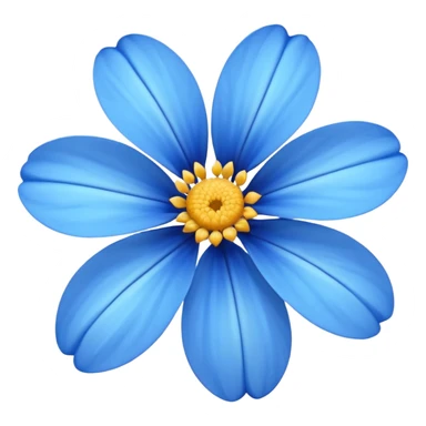 Flor azul sticker