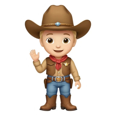 Baby cowboy  sticker
