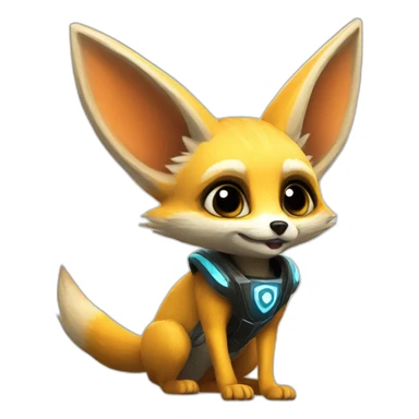 Fennec in rocket league sticker
