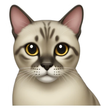 Seal Point Siam cat sticker