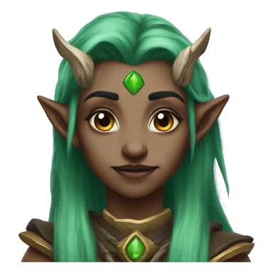 Warcraft night elf Druid  sticker