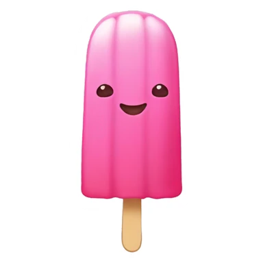 pink ice pop sticker