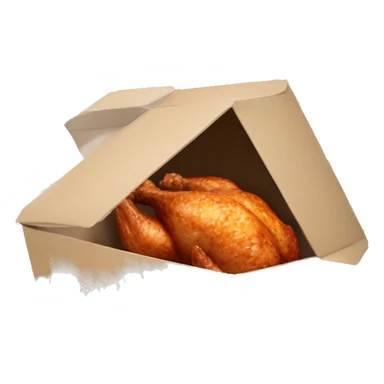 peri peri chicken and rice box sticker