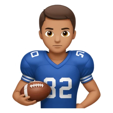 Football player Stiff arm sticker
