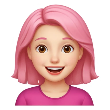 Девушка в восторге sticker