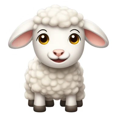 little lamb sticker