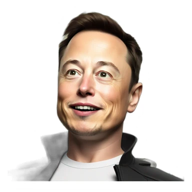 elon musk with million dollar cash  sticker