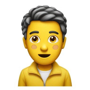 yellow emoji face giving a side eye sticker