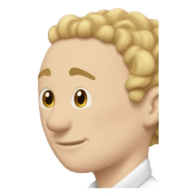 A white gay man with a receding hairline kissing a white woman with curly dirty blonde hair, Who embrace each other tenderly sticker