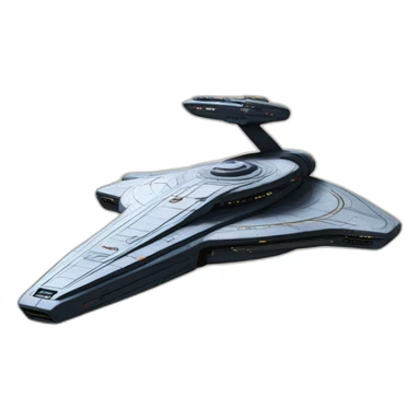 Star trek enterprise D ship sticker