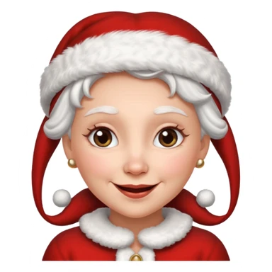 Mrs. Claus sticker
