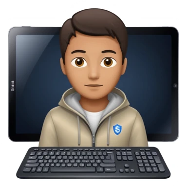 👨‍💻 hacker  Samsung  keyboard sticker