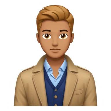 male fashion model sticker