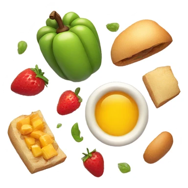 delicious food still life sticker
