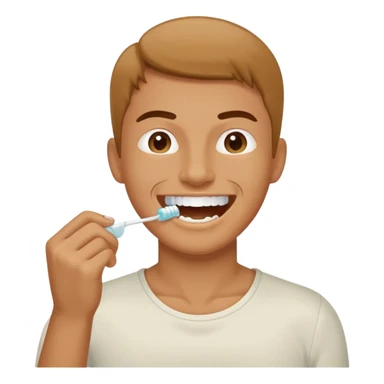 usar seda dental en los dientes/ use dental floss on your teeth sticker