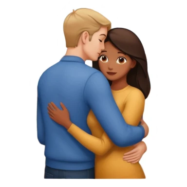 intimate moment by the window sticker