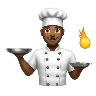chef cooking  sticker