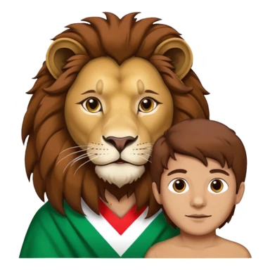 lion and son iranian flag sticker