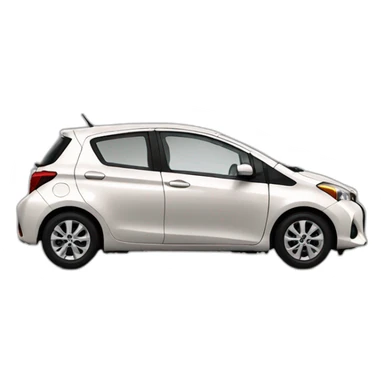 Toyota yaris red sticker