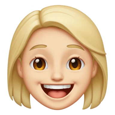 Eye roll laughing  sticker