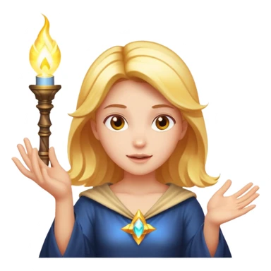 Lux from League of Legends casting a light spell with glowing effects sticker