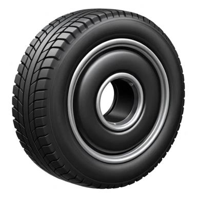 please draw me a emoji of tire - inside the manufacturing factory - getting inspected by machine not the human  sticker