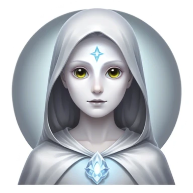 Full body, Cinematic and Ultra realistic 32k HD hauntingly beautiful specter with Balanced features, highly detailed, glowing with silver light, high shine, remembrance, a painting of white silver, fanciful, enchanting. The image is so lifelike it could leap off the canvas at any moment sticker