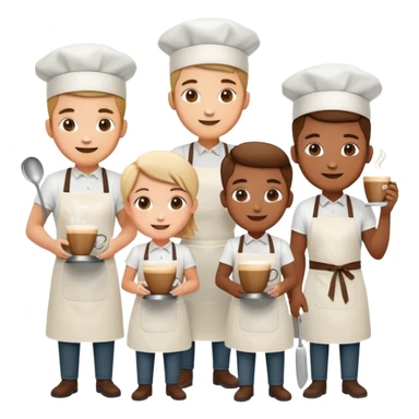 happy barista clones sticker