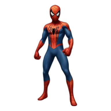 A Spiderman with Full body sticker