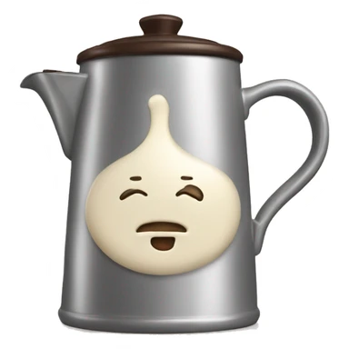 heavy cream in coffee pot sticker