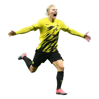 Erling Haaland goal celebration  sticker