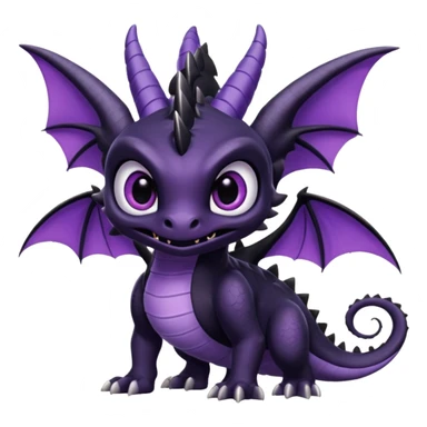 Spyro-Toothless-a under-Fakémon-hybrid-creature (full body)  sticker