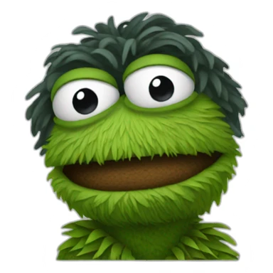 Oscar the grouch sticker