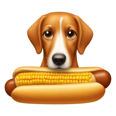 corn dog sticker