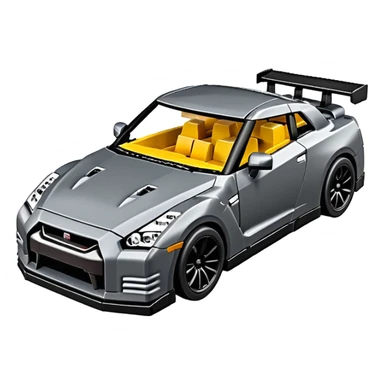 Fait moi une nissan gtr couleur Carbon en lego sticker