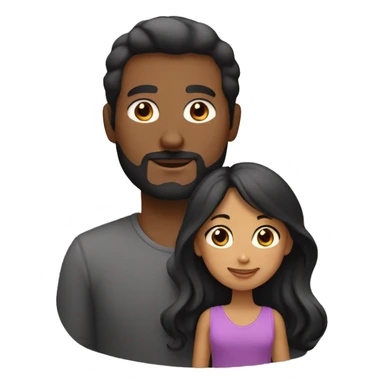 familia mujer pelo negro, padre e hijo pelo rubio sticker