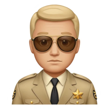 bodyguard with retro outfit sticker