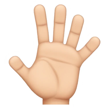 Hand with too many fingers sticker