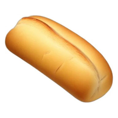 Baguette bread sticker