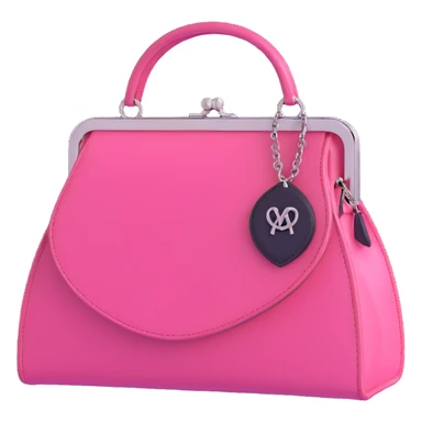Pink goth purse sticker