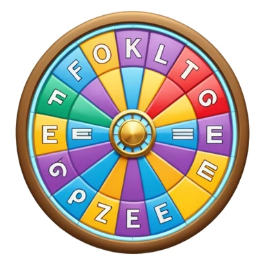  wheel of fortune game board sticker
