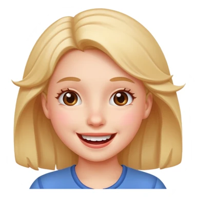 girl excited she got the job  sticker