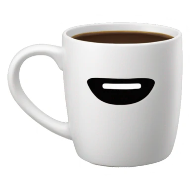 Mug with ‘central perk’ writing sticker