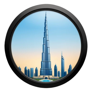 Burj khalifa sticker