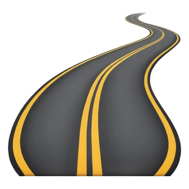 CARRETERA sin cuadro con vista de lado izquierdo  sticker