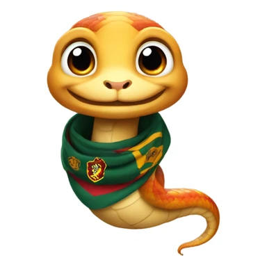 cute Snake wearing scarf hogwarts sticker
